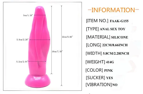 sextoypremium Anal LARGE ANAL SEX TOYS WITH SUCTION CUP SILICONE ANAL DILDO CREATIVE ADULT PRODUCTS COUPLE WOMEN MEN FETISH SEX SHOP BUTT PLUG