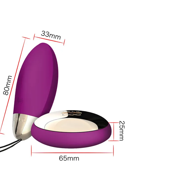 Female Sex Toys LELO LELO Lyla 2 Remote Control Love Egg Vibrator Deep Rose