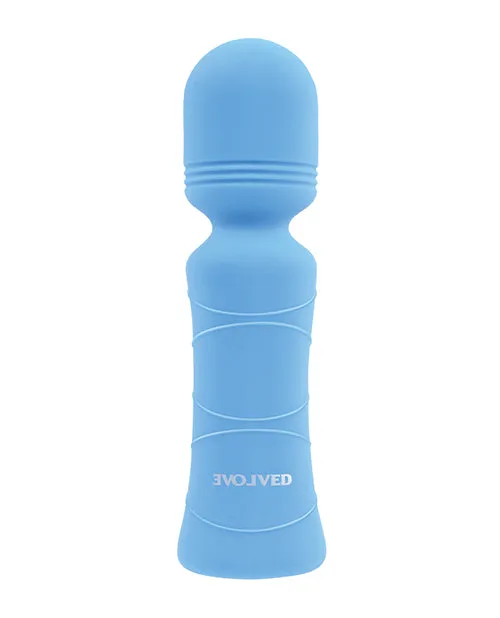 Evolved Novelties INC Vibrators Evolved Out Of The Blue Vibrating Mini Wand Blue Evolved Novelties INC Vibrators Evolved Out Of The Blue Vibrating Mini Wand Blue