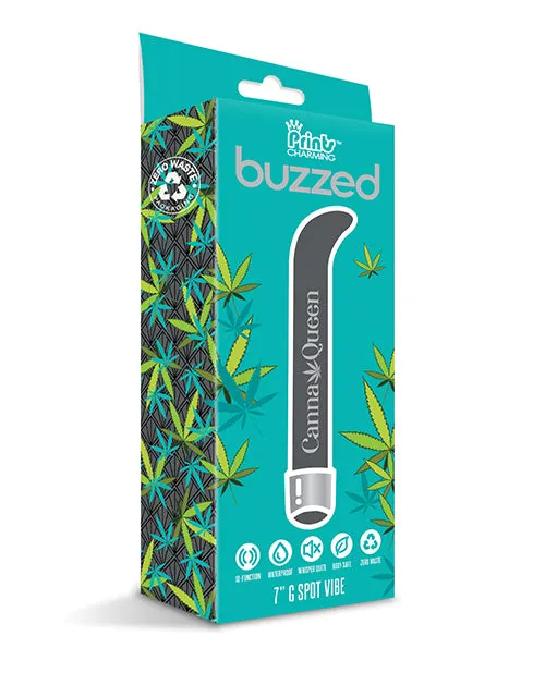 Global Novelties LLC Vibrators Buzzed 7 Gspot Vibe Canna Queen Black
