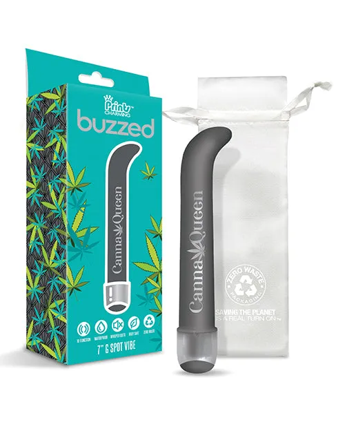 Global Novelties LLC Vibrators Buzzed 7 Gspot Vibe Canna Queen Black