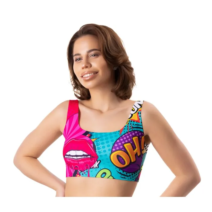 Mememe Lingerie Male Sex Toys Comics Oh Crop Top Large MeMeMe Lingerie