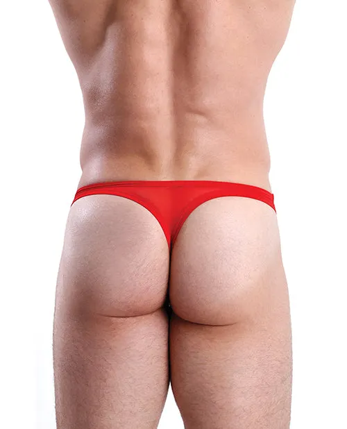 Vibrators Cocksox Cocksox Mesh Enhancing Pouch Thong Fiery Red