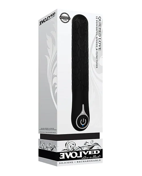 Quilted Love Rechargeable Vibrator Evolved Novelties INC Vibrators