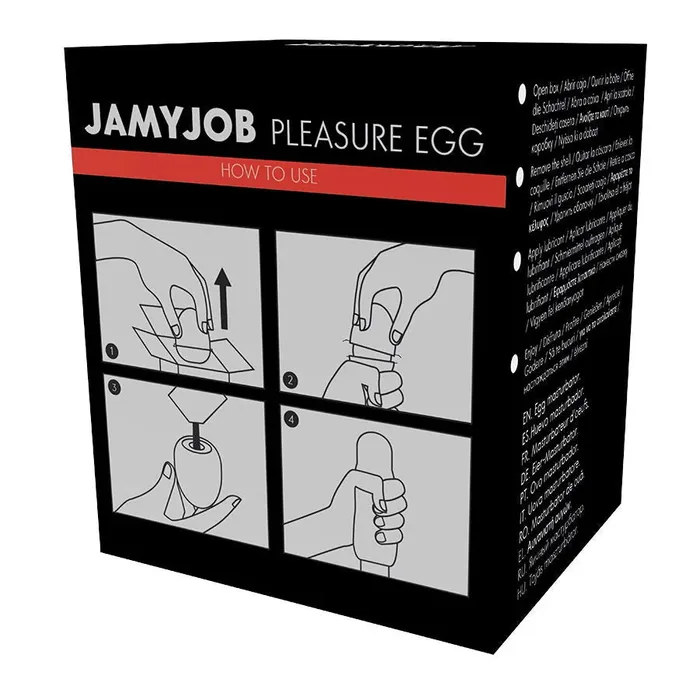 JamyJob Male Sex Toys JamyJob Egg Masturbator Black Version