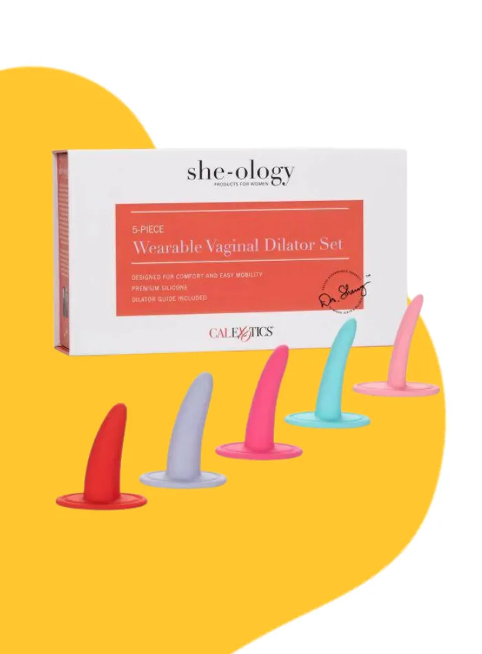 Calexotics Male Sex Toys SheOlogy 5 Piece Wearable Vaginal Dilator Set