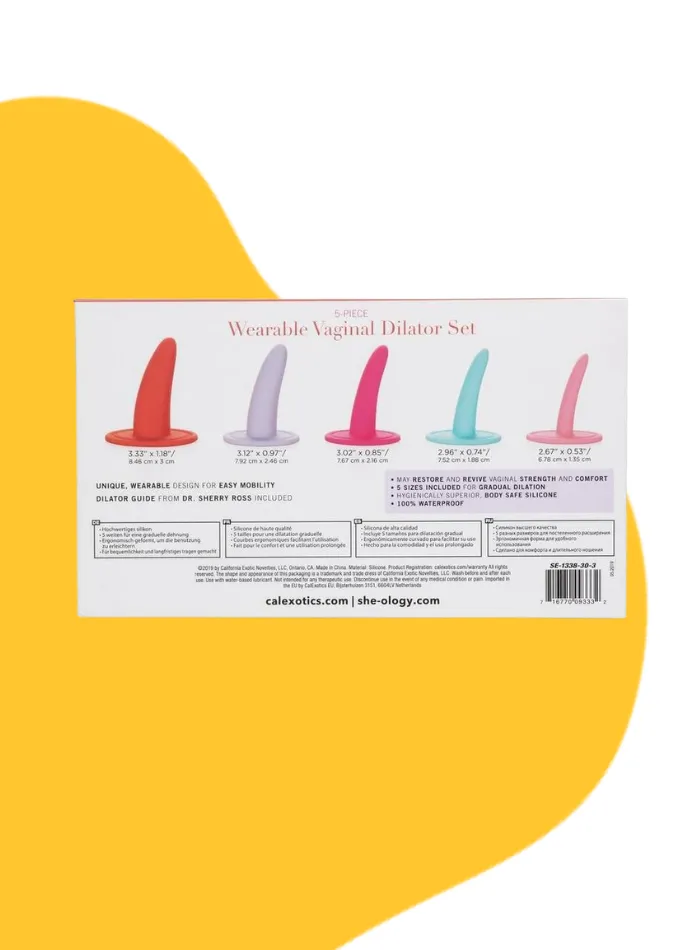 Calexotics Male Sex Toys SheOlogy 5 Piece Wearable Vaginal Dilator Set