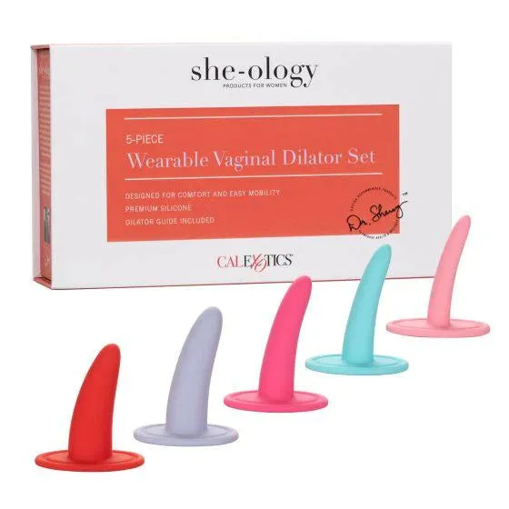 Calexotics Male Sex Toys SheOlogy 5 Piece Wearable Vaginal Dilator Set