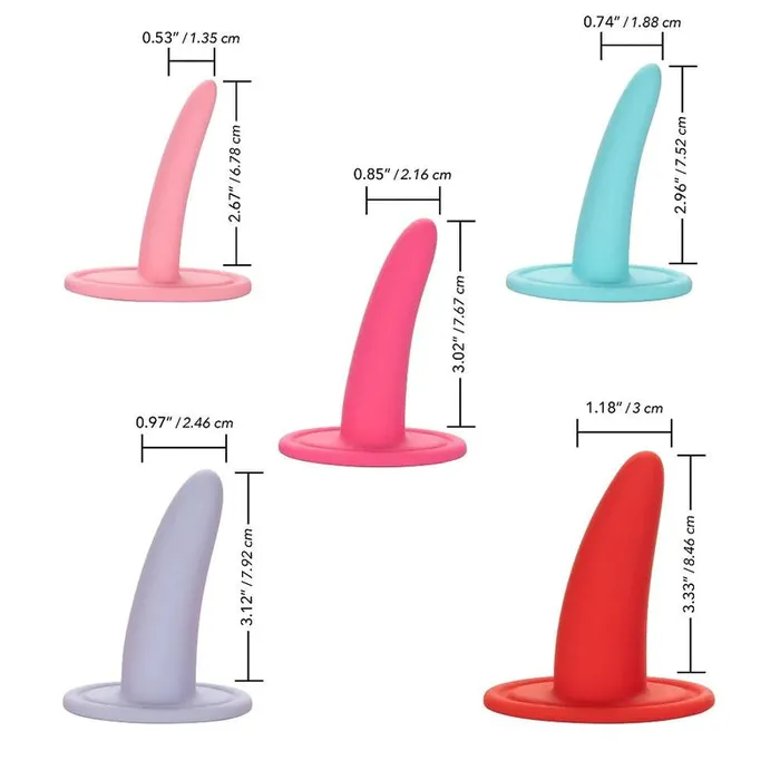 Calexotics Male Sex Toys SheOlogy 5 Piece Wearable Vaginal Dilator Set