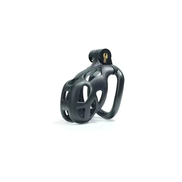 CHASTITY CAGE CO Male Sex Toys Black Cobra Chastity Cage Kit 177 To 413 Inches Long