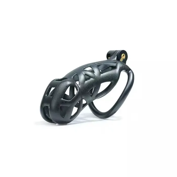 CHASTITY CAGE CO Male Sex Toys Black Cobra Chastity Cage Kit 177 To 413 Inches Long