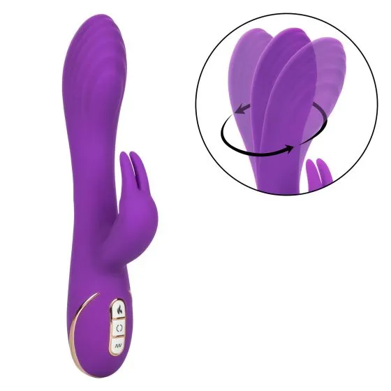 Female Sex Toys CalExotics Jack Rabbit Signature Heated Silicone Rotating G Rabbit