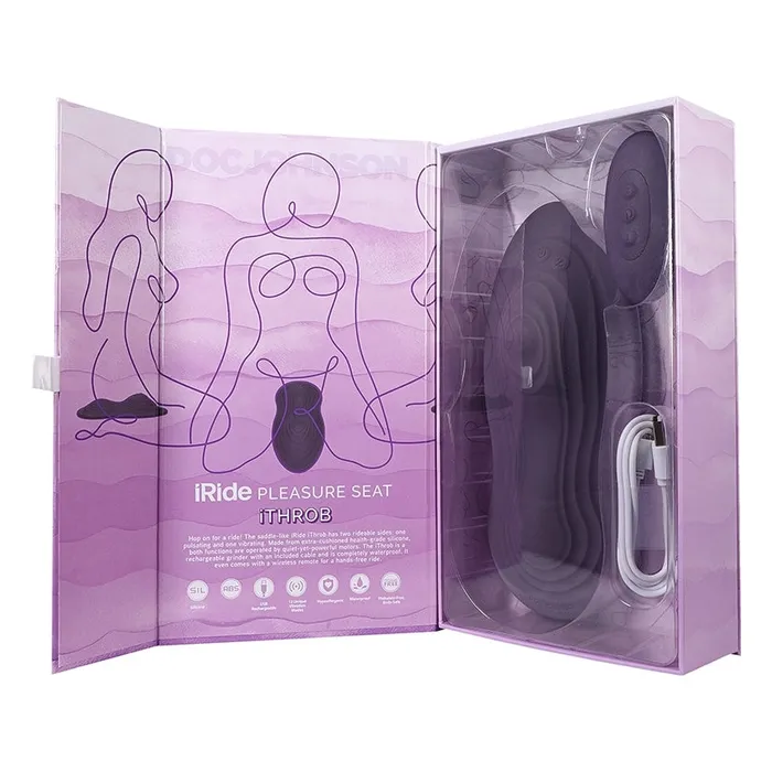 Female Sex Toys iRide Pleasure Seat Throb Rechargeable with Wireless Remote Feelmore