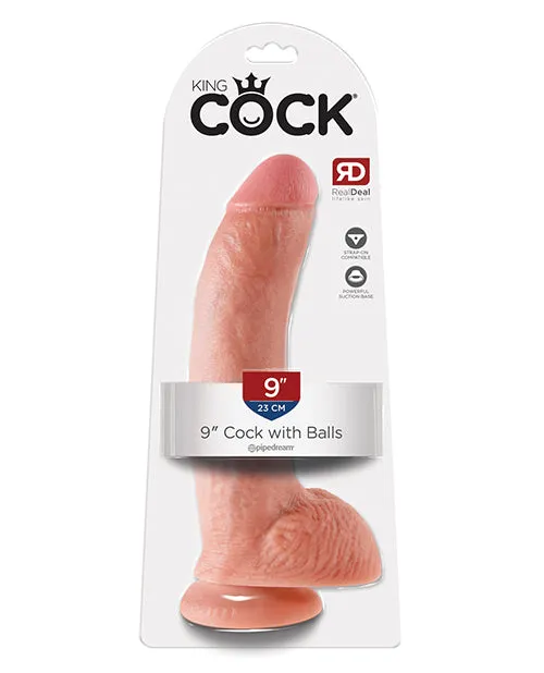 Pipedream Products Dildos King Cock 9 Cock wBalls
