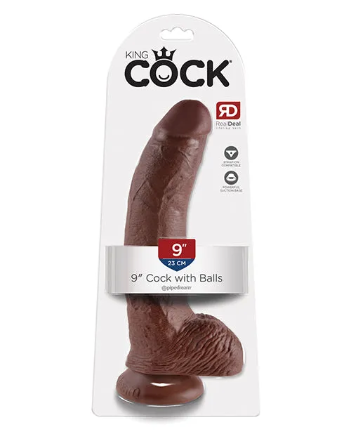 Pipedream Products Dildos King Cock 9 Cock wBalls