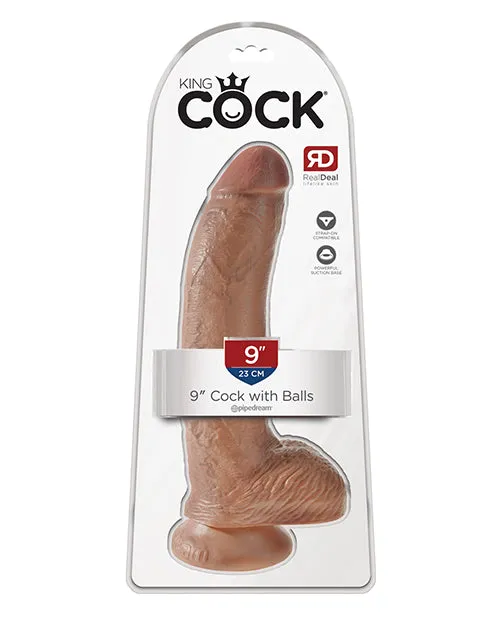 Pipedream Products Dildos King Cock 9 Cock wBalls