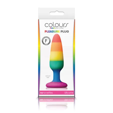 Anal NS Novelties Colours Pride Edition Butt Plug Small Rainbow