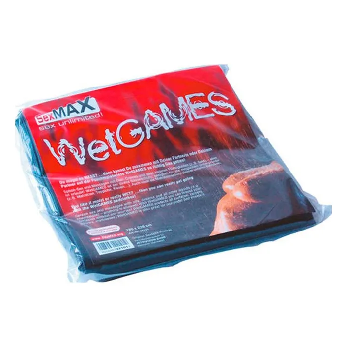 SexMAX WetGAMES Sheet Black JOYDIVISION Anal