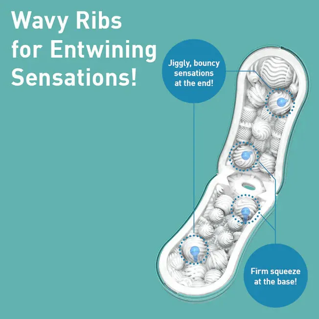 Vibrators Tenga Tenga Flip Orb Ocean Blue