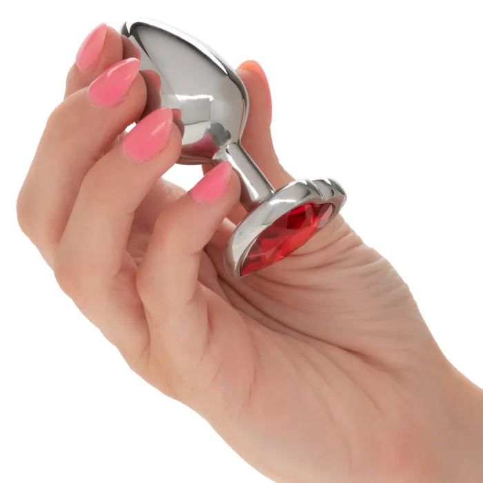 Anal CalExotics Jewel Small Ruby Heart Plug Anal CalExotics Jewel Small Ruby Heart Plug
