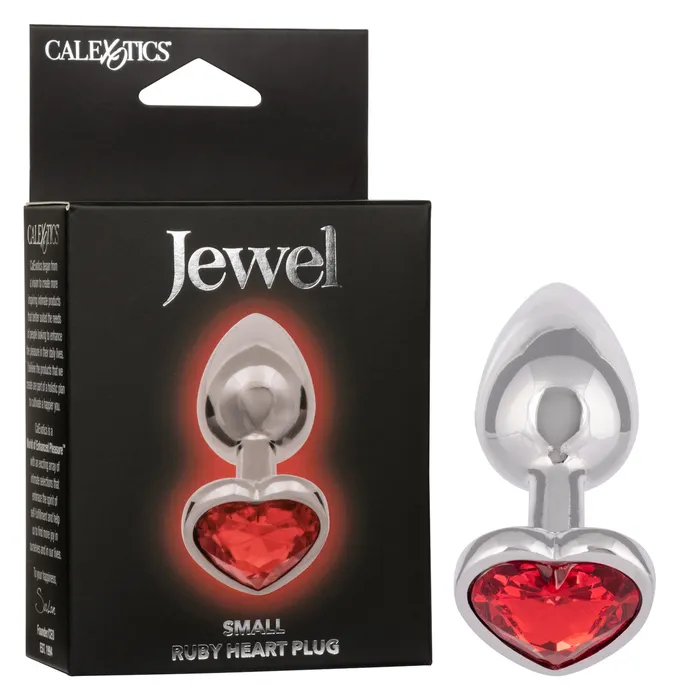 Anal CalExotics Jewel Small Ruby Heart Plug Anal CalExotics Jewel Small Ruby Heart Plug