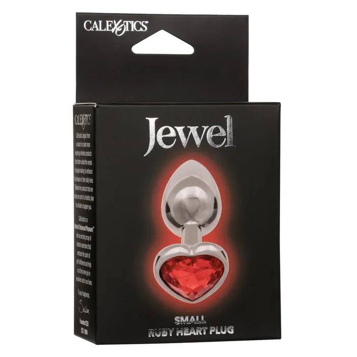 Anal CalExotics Jewel Small Ruby Heart Plug Anal CalExotics Jewel Small Ruby Heart Plug