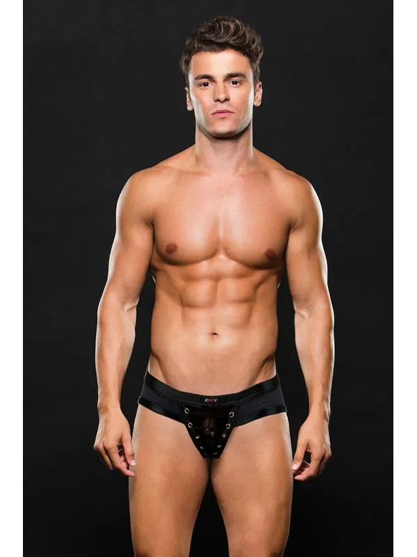 Anal Envy Locker Room Brief Black BLE095BLKSM Calvista