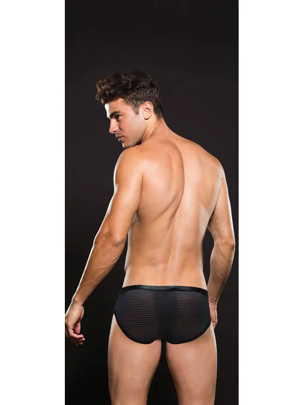 Anal Envy Locker Room Brief Black BLE095BLKSM Calvista