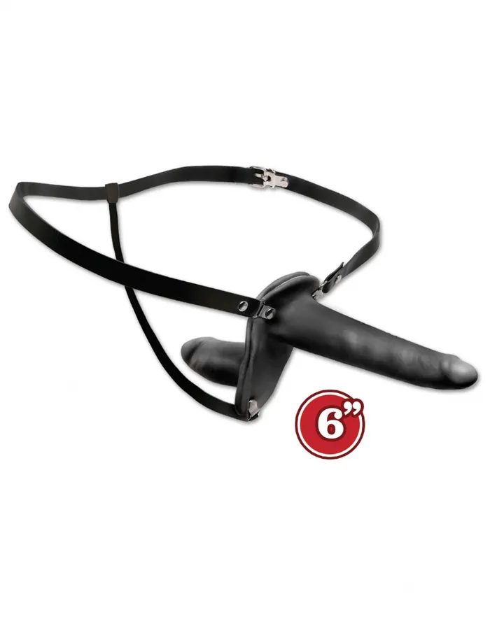 Calvista Female Sex Toys Fetish Fantasy Double Penetrix Strap On Black