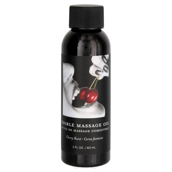 Earthly Body Couples Earthly Body Edible Massage Oil Cherry 2oz60ml