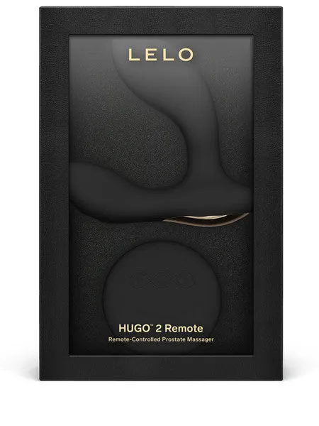 LELO Hugo 2 Rechargeable Remote Controlled Prostate Massager Black Calvista Anal