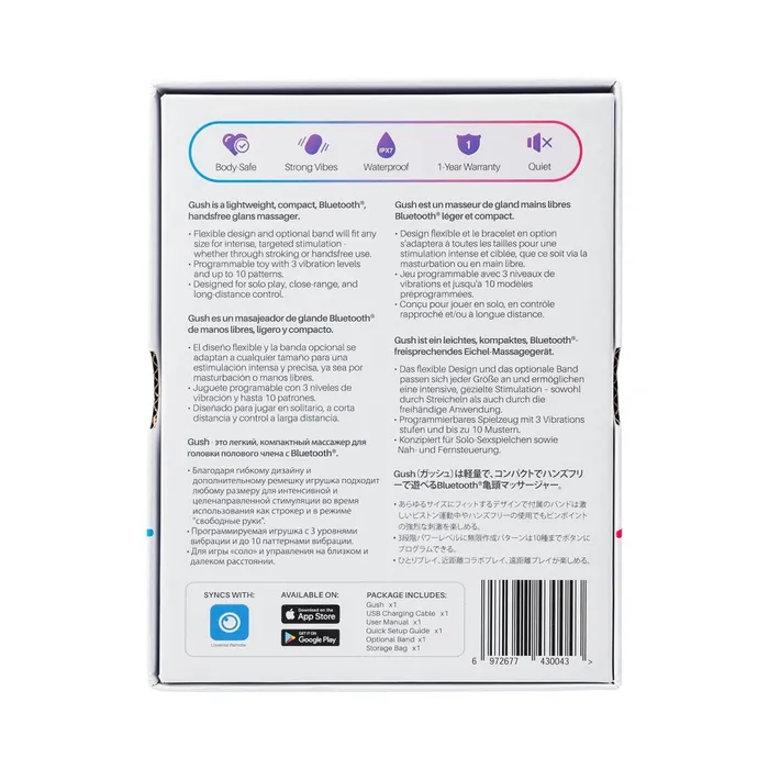 Lovense Female Sex Toys Lovense Gush Flexible and Handsfree Glans Massager