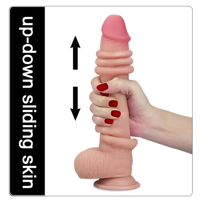 LOVETOY Dildos 8 Sliding Skin Dual Density Dildo