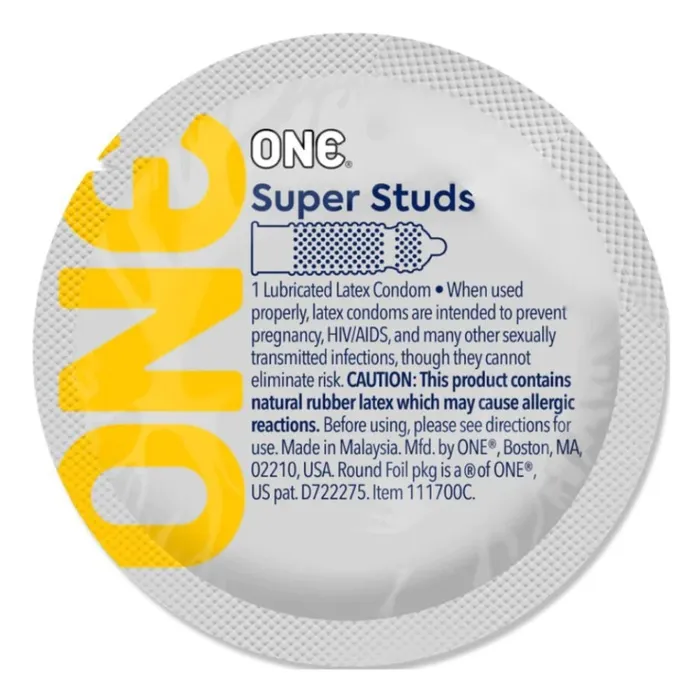 Male Sex Toys ONE Super Studs Condoms Bulk Each One