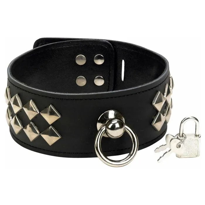 Punishment Anal Punishment Black Studded Collar