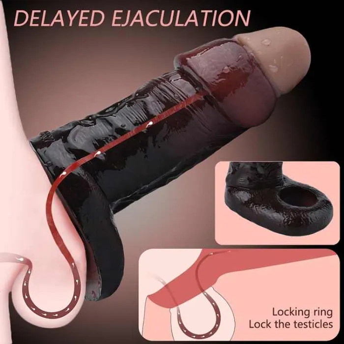 Safystyle WATCH VIDEO Black Penis Sleeve S8105 Black Anal