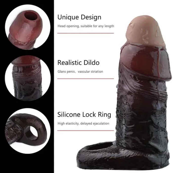 Safystyle WATCH VIDEO Black Penis Sleeve S8105 Black Anal