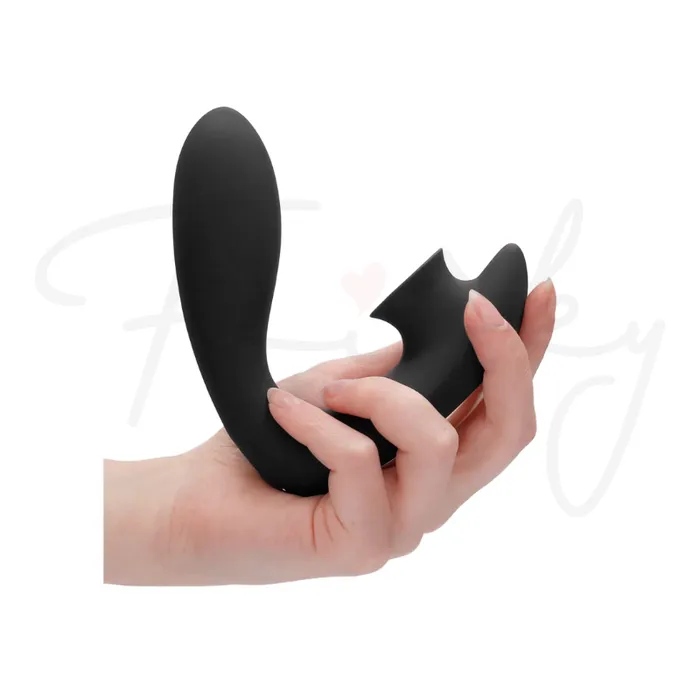SHOTS Vibrators SHOTS Desirable Bendable Air Pulse Vibrator Black