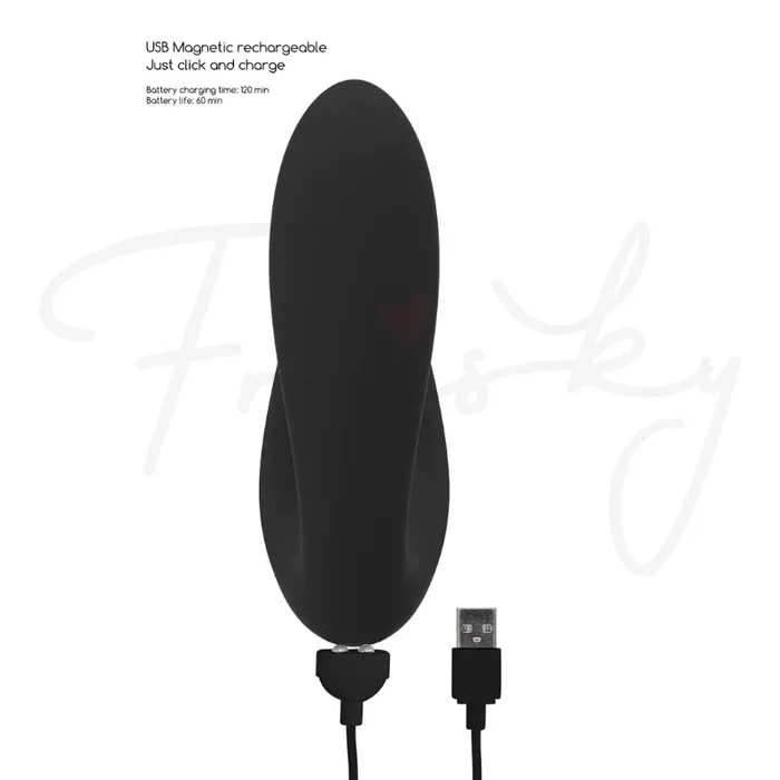 SHOTS Vibrators SHOTS Desirable Bendable Air Pulse Vibrator Black