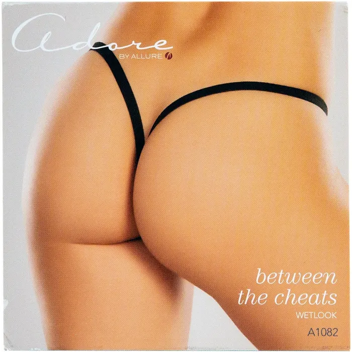 Allure Adore Wetlook GString Black Allure Anal