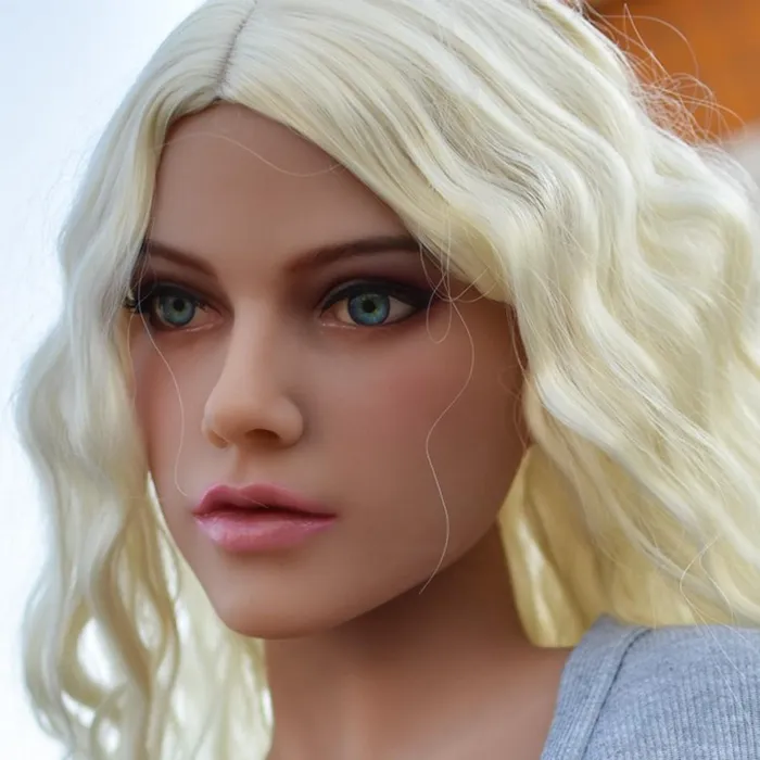 Allure Delaney Head Sex Doll Head M16 Compatible Tan 6YE Doll Male Sex Toys