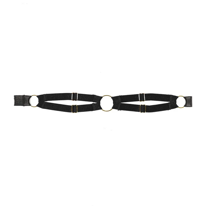 Anal Allure Allure Come With Me Leg Garters Black