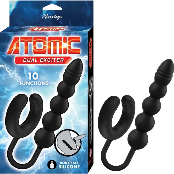 Anal Atomic Dual Exciter Black Novelties By Nasswalk