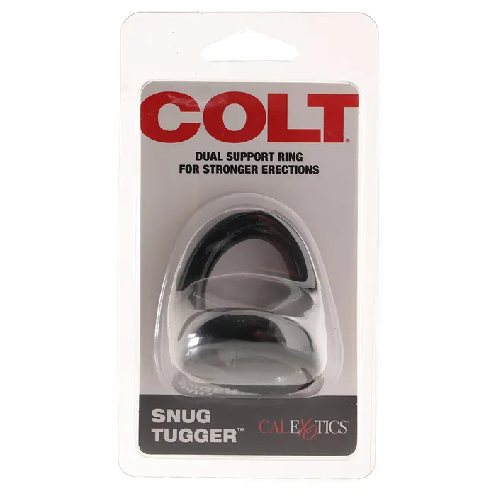 Anal CalExotics Colt Snug Tugger Dual Support Ring in Black Anal CalExotics Colt Snug Tugger Dual Support Ring in Black