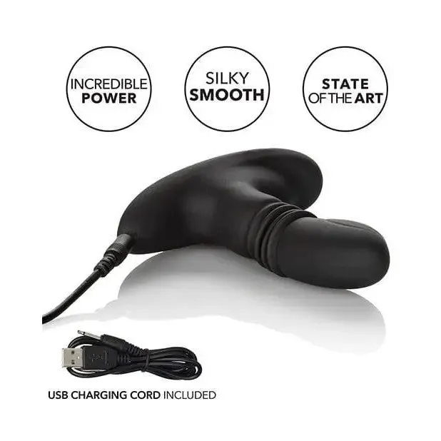 Anal CalExotics Eclipse Thrusting Rotator Probe Black