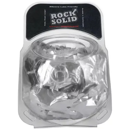 Anal Doc Johnson Novelties Rock Solid Donut 50 Black 50 Clear Bowl