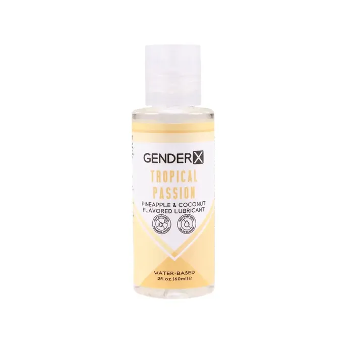 Anal Gender X Gender X Tropical Passion Pineapple Coconut Flavored WaterBased Lubricant 2 oz Anal Gender X Gender X Tropical Passion Pineapple Coconut Flavored WaterBased Lubricant 2 oz