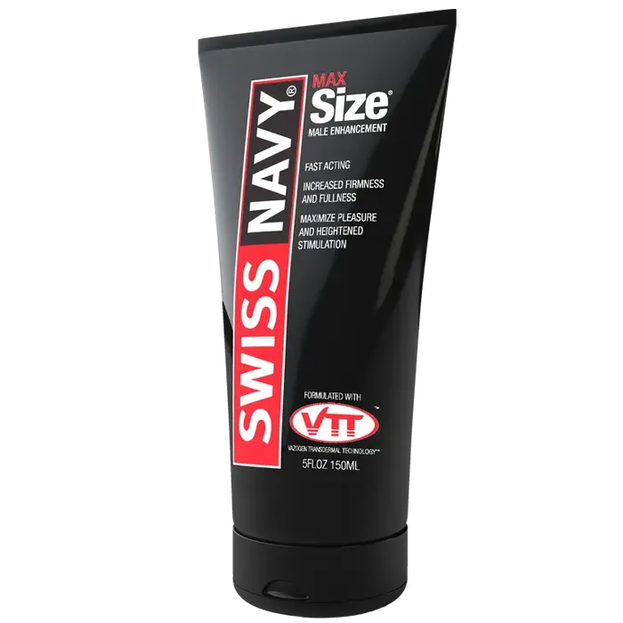 Anal Swiss Navy MaxSize Enhancement Cream 5 oz Black Tube Swiss Navy