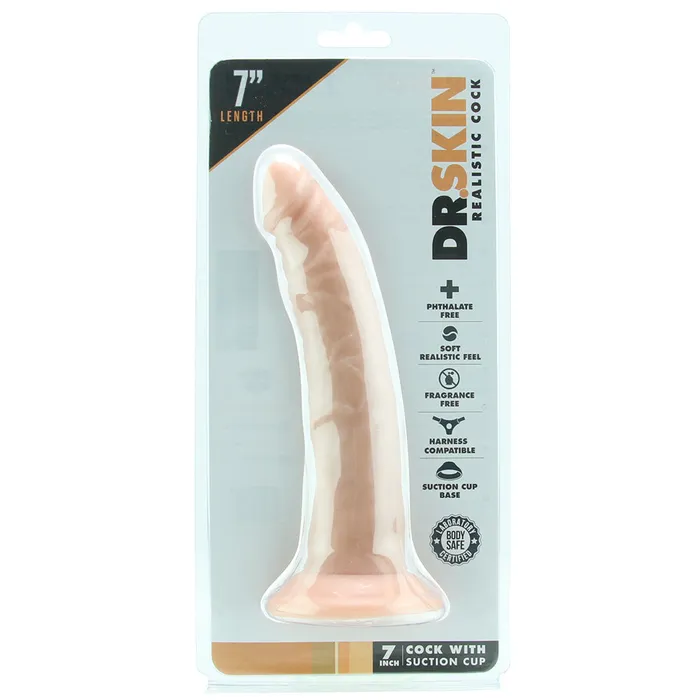 Blush Female Sex Toys Dr Skin 7 Inch Cock with Suction Cup in Beige Blush Female Sex Toys Dr Skin 7 Inch Cock with Suction Cup in Beige