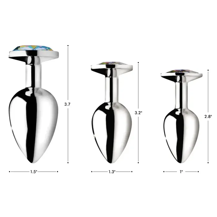 Booty Sparks Male Sex Toys Booty Sparks Rainbow Prism Gem Anal Plug